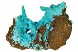 Chrysocolla and Malachite Pseudomorph - Lupoto Mine, Congo #167668-1
